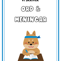 Vi skriver ord och meningar - häfte