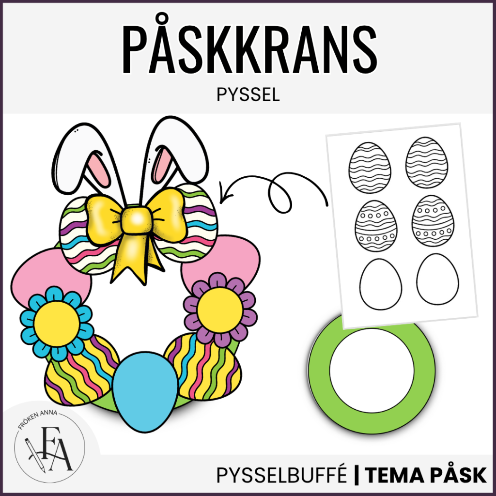 Påskkrans – Påskpyssel