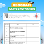 Namngeografi med kartbok – Sverige, Europa och Världen - bild 2