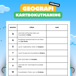 Namngeografi med kartbok – Sverige, Europa och Världen - bild 3