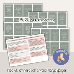 Rocka sockorna - Samtalskort – Vänskap, olikheter och inkludering - Värdegrund