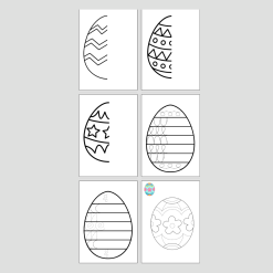 Följ mönstret. Påsk