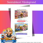 Samtalskort Värdegrund Rocka sockorna– 10 frågor som skapar lugna och meningsfulla samtal på fritids två A5 bilder på ett A4 - bild 2