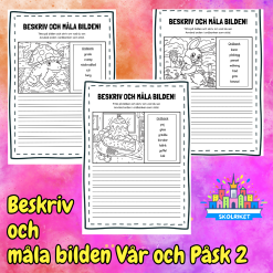 Beskriv och Måla Bilden Vår och Påsk 2