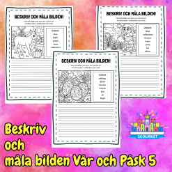 Beskriv och Måla Bilden Vår och Påsk 5