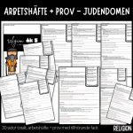 Arbetshäfte + avstämning – religion – judendomen - bild 1
