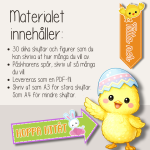 Äggjakt – skyltar och påskharens spår att skriva ut (30 skyltar) - bild 4