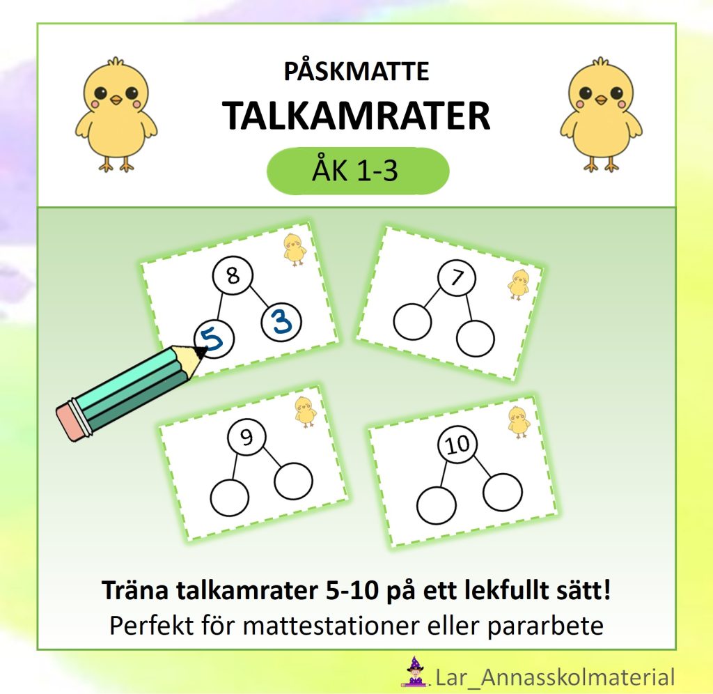 Påskmatte talkamrater