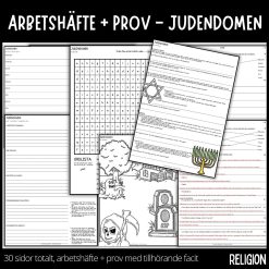 Arbetshäfte + avstämning - religion - judendomen