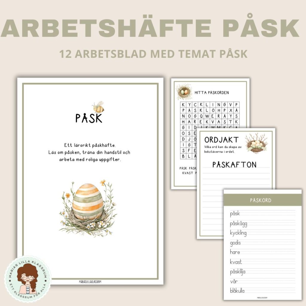Arbetshäfte- Påsk