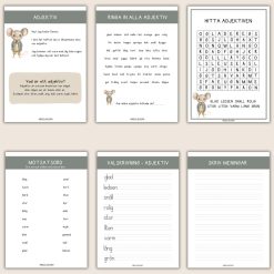 Adjektiv – Arbetshäfte