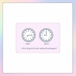 Klockan – på tre olika sätt, + tid mellan olika klockslag - bild 3