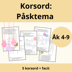 Korsord: Påsk