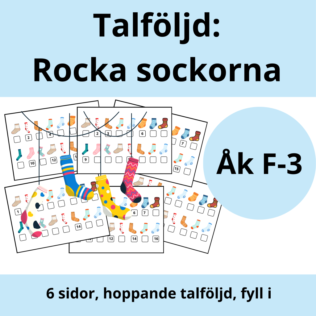 Talföljd: rocka sockorna 1-16