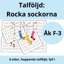 Talföljd: rocka sockorna 1-56