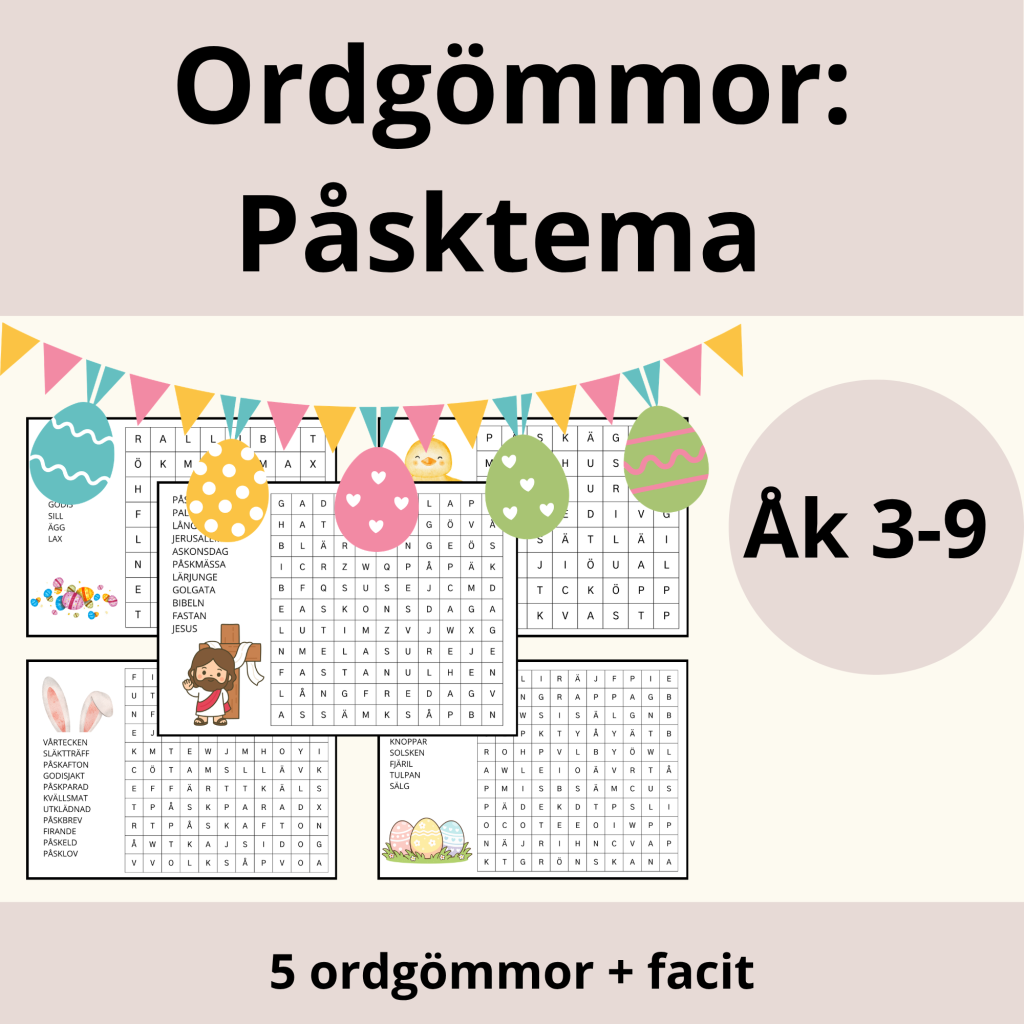 Ordgömmor: Påsk