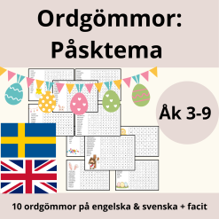 Ordgömmor: Påsk (engelska och svenska)