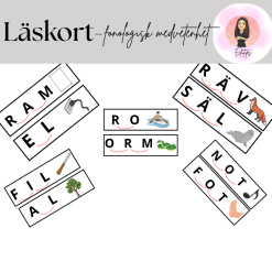 LÄSKORT- fonologisk medvetenhet