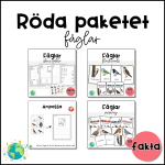 Röda paketet – Fåglar - bild 1