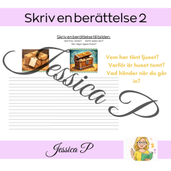 Skriv en berättelse – 6 skrivuppgifter med bildstöd