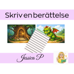 Skriv en berättelse – 3 skrivuppgifter med bildstöd - bild 1