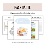 Påskhäfte – 29 sidor blandade uppgifter - bild 1