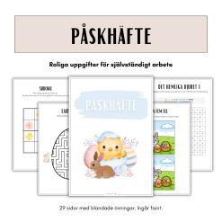 Påskhäfte - 29 sidor blandade uppgifter