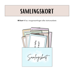 80 st. samlingskort till morgonsamlingen
