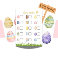 Äggjakt med påskägg