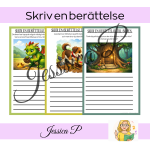 Skriv en berättelse – 3 skrivuppgifter med bildstöd - bild 2