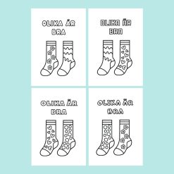 Rocka sockorna - målarbilder