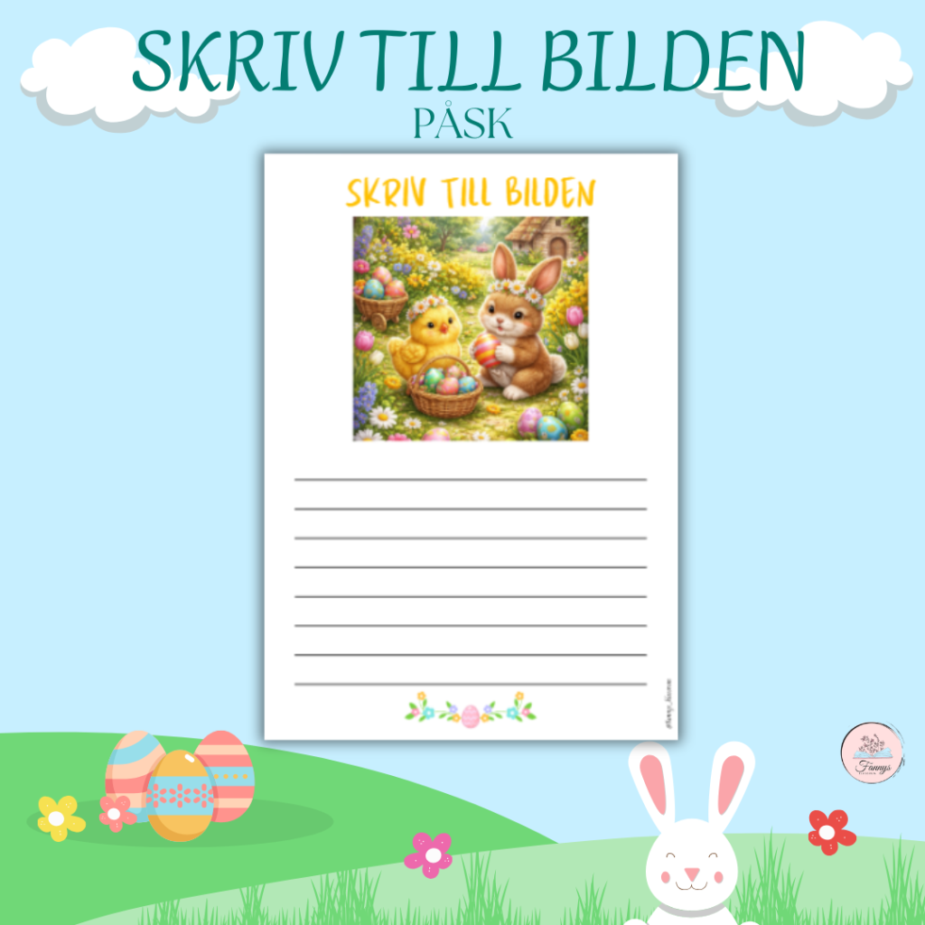 Skriv till bilden- påsk