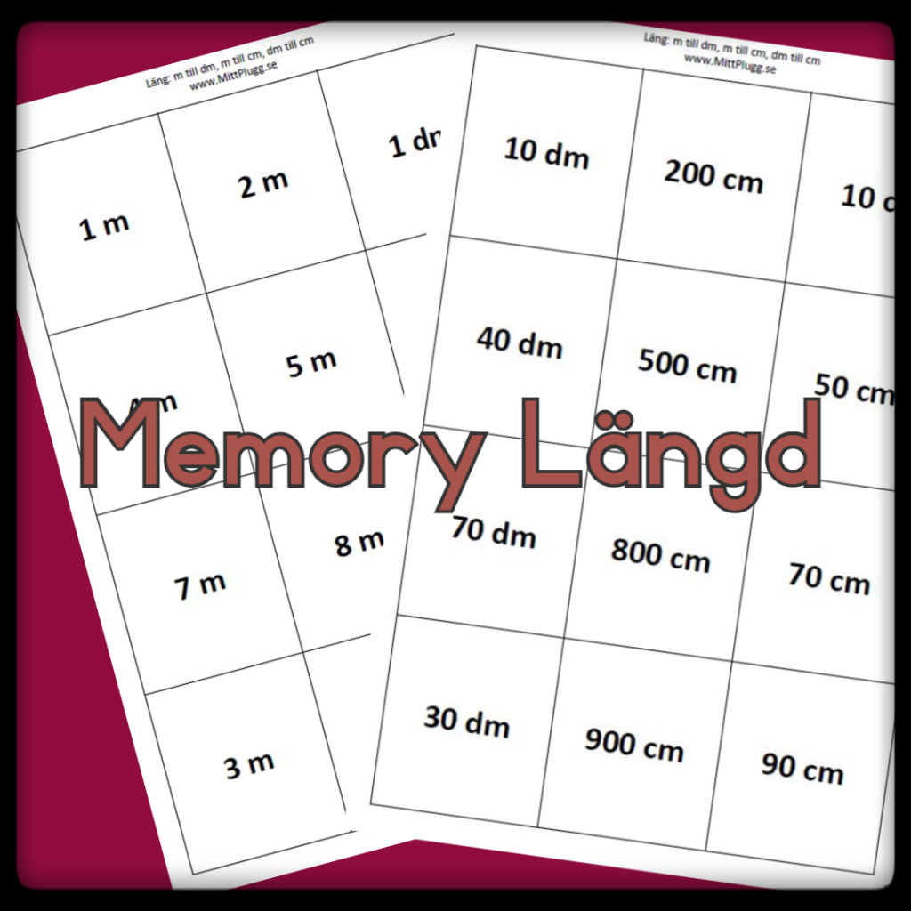 Längd Memory (2 varianter)