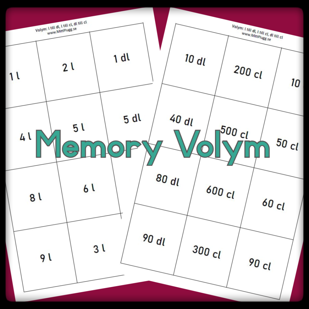 Volym Memory (2 varianter)