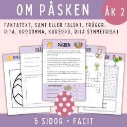 Om påsken för åk 2