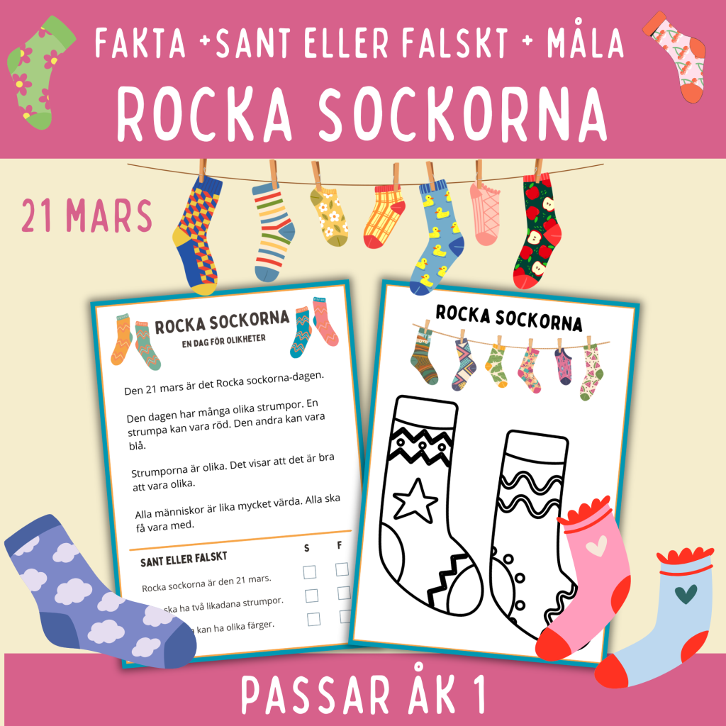 Rocka sockorna, åk 1
