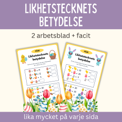 Likhetstecknets betydelse med påsktema