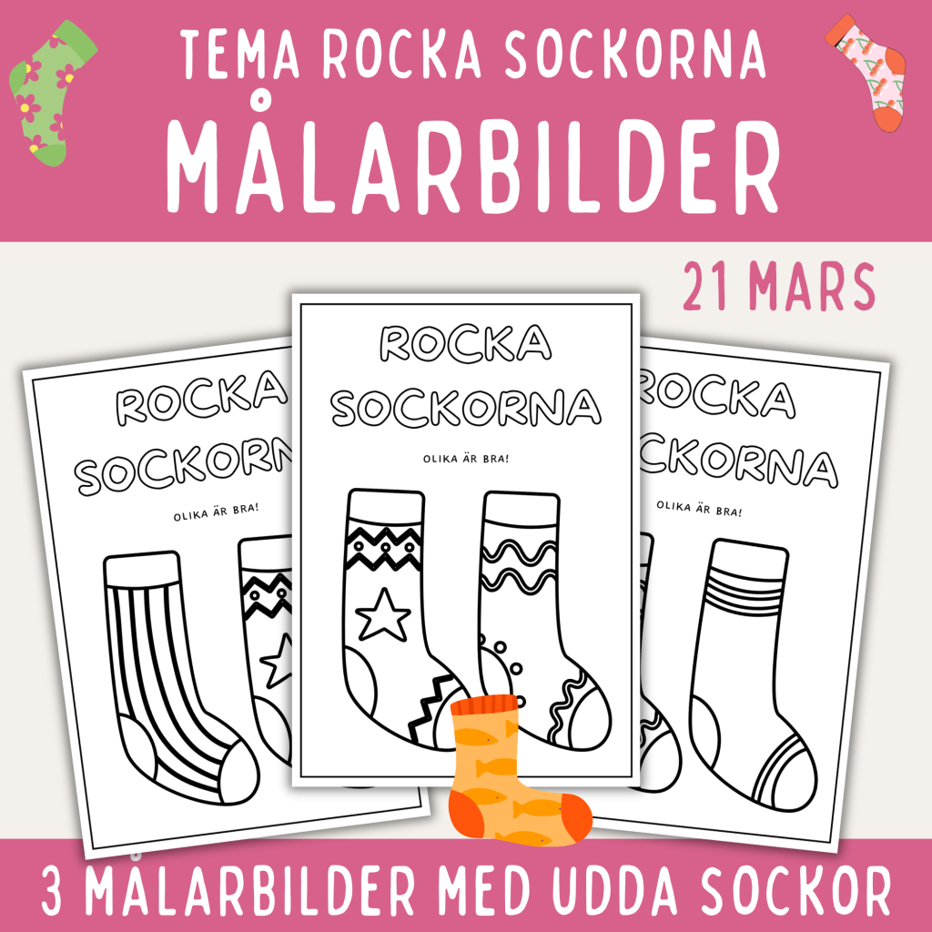 Rocka sockorna målarbilder