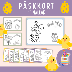 Påskkort, 10 mallar, del 3