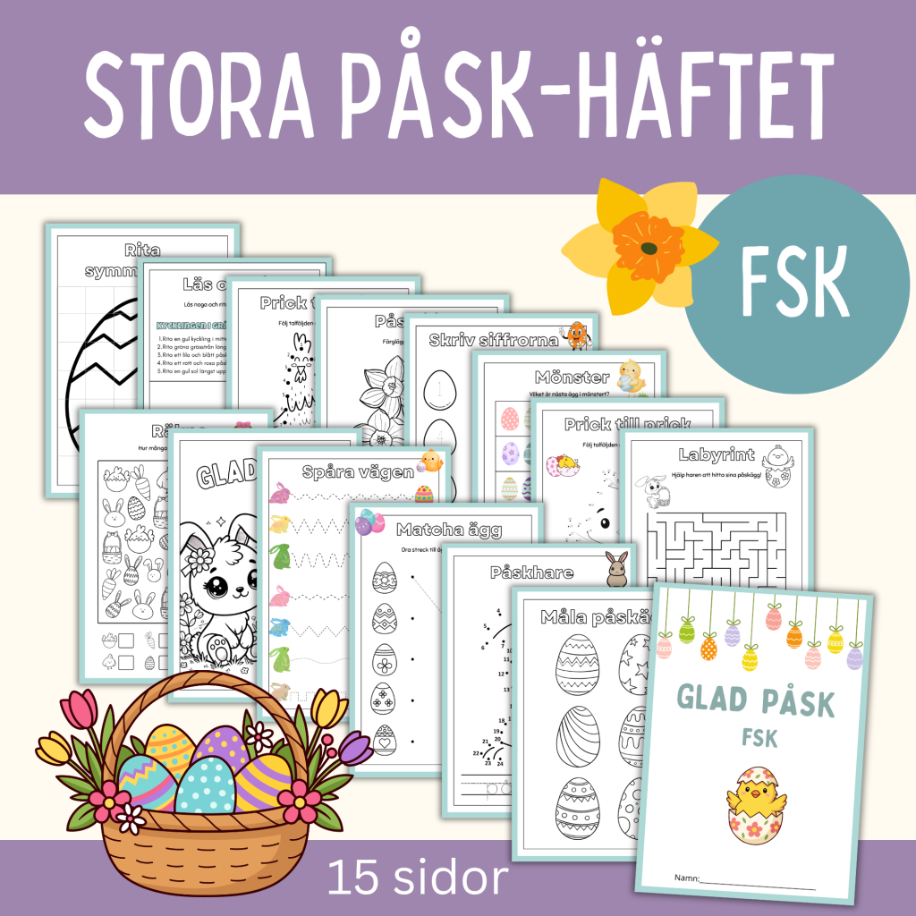 Stora påsk-häftet, förskola och förskoleklass