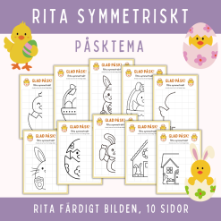 Rita symmetriskt med påsktema, del 2