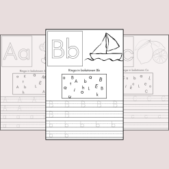 Arbetsblad bokstäver