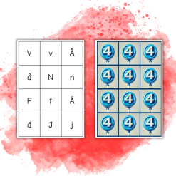 Godisskålen - bokstavsljud nivå 2