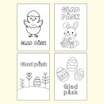 Påskkort färglägga - bild 2