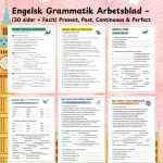 Engelsk Grammatik Arbetsblad | English Grammar Worksheets (30 sidor + Facit) - bild 2