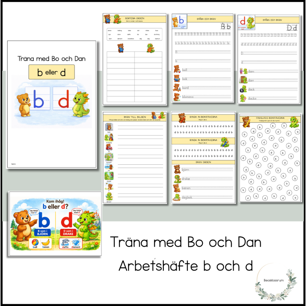 Träna med Bo och Dan – arbetshäfte b och d