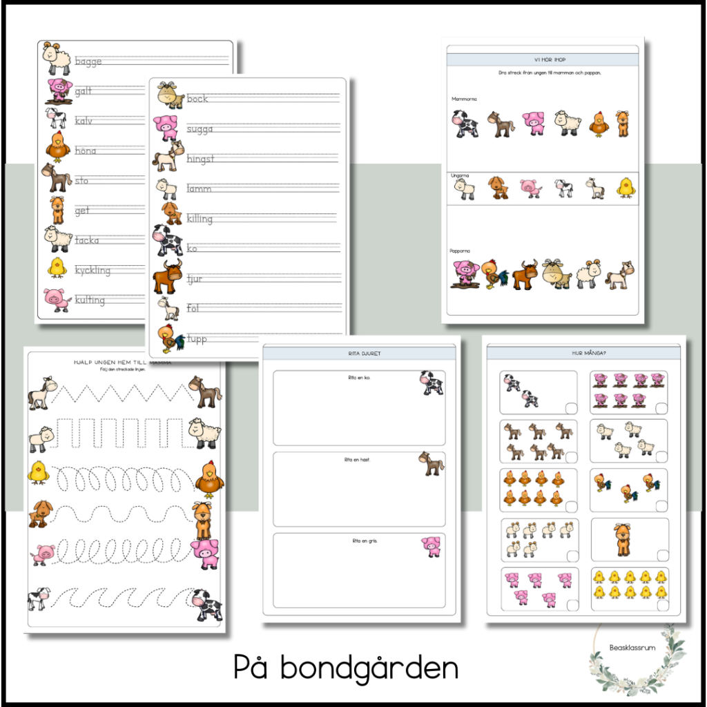 Bondgården – arbetshäfte