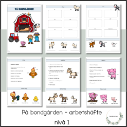 På bondgården nivå 1- arbetshäfte