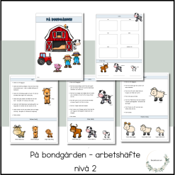 På bondgården nivå 2- arbetshäfte