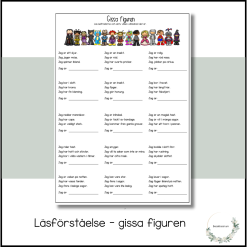Läsförståelse - gissa figuren